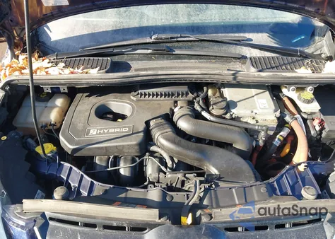 2016 Ford C-Max Hybrid Sel from USA, damaged, VIN 1FADP5BU9GL101577